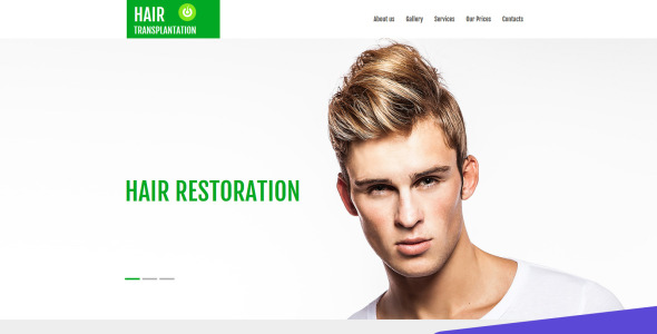 шаблон hair clinic moto cms 3