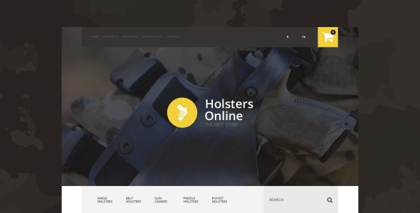 кобуры интернет-магазина opencart шаблон