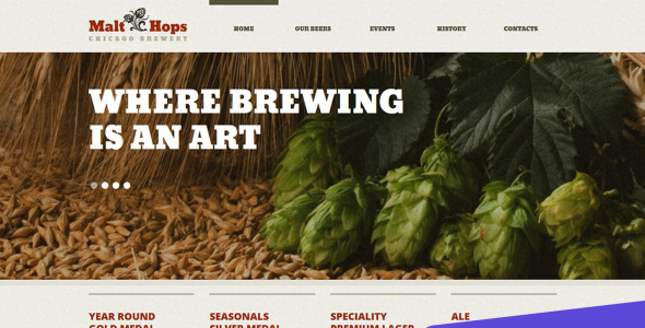 пивоварня moto cms 3 шаблон