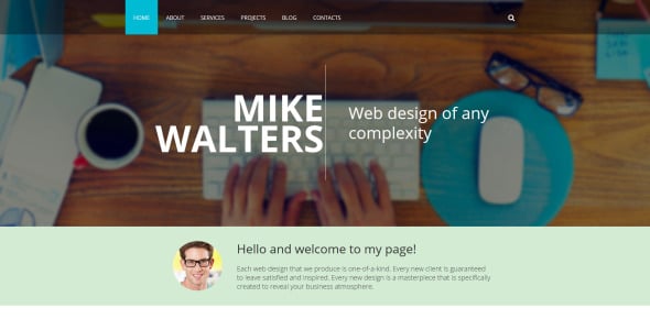 шаблон персональной страницы drupal