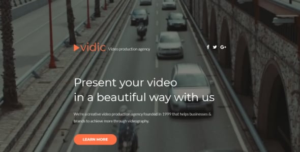 видео лаборатория творческий html шаблон целевой страницы