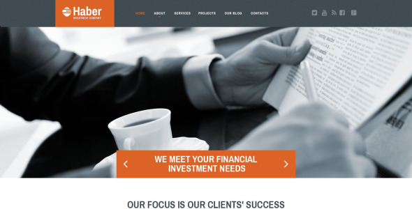 адаптивный шаблон сайта для бизнеса и услуг