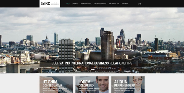 адаптивный шаблон сайта для бизнеса и услуг