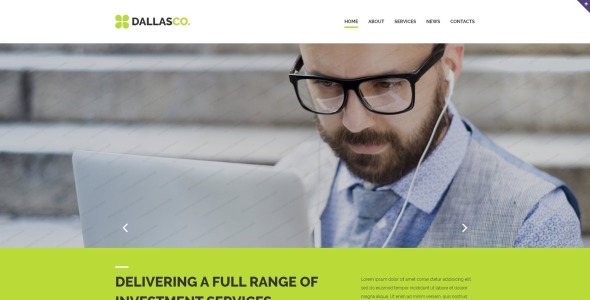 адаптивный шаблон сайта для бизнеса и услуг