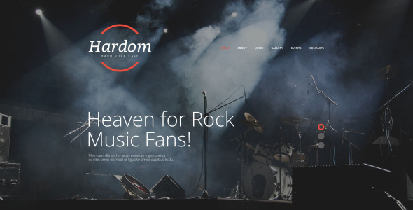 адаптивный шаблон сайта кафе