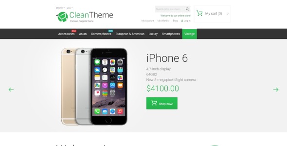 чистая тема magento theme