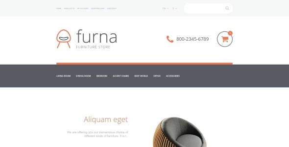 шаблон furna opencart