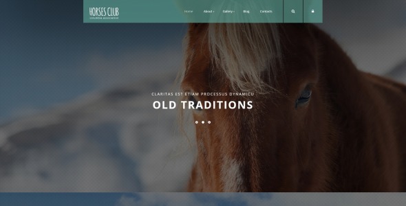 шаблон horses club joomla