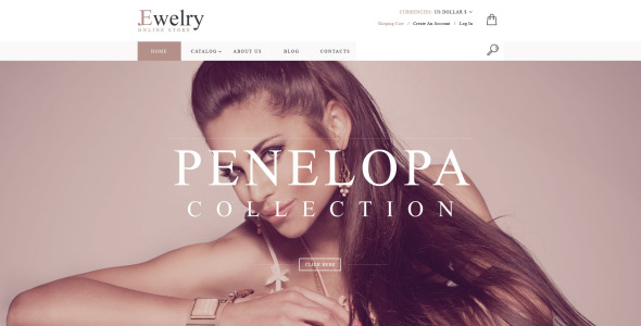 шаблон ювелирного дома virtuemart