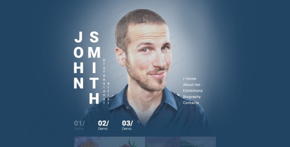 шаблон сайта джона смита