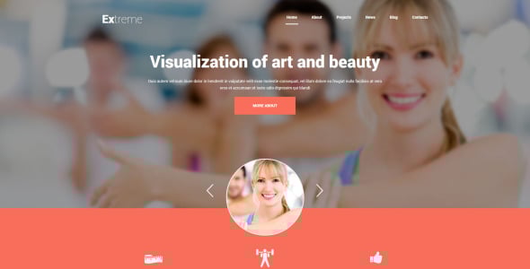 более спортивный адаптивный шаблон joomla