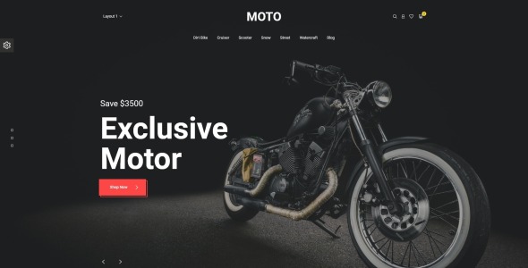 тема магазина автоспорта magento