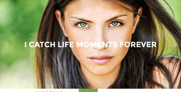 фотограф портфолио фотогалерея шаблон