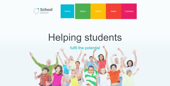 школьный округ joomla шаблон