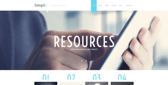 адаптивный шаблон сайта для бизнеса и услуг