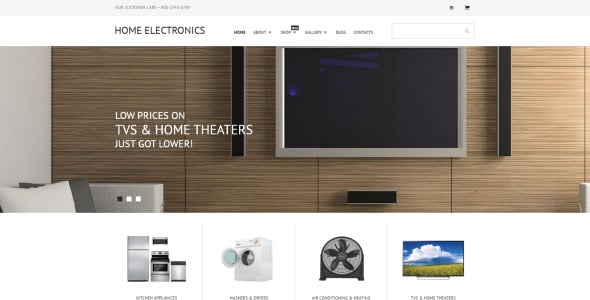 домашняя электроника woocommerce тема