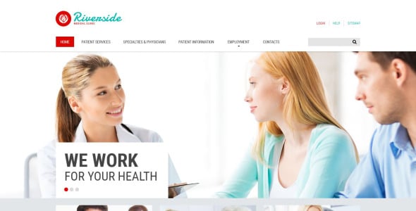 медицинский адаптивный шаблон сайта