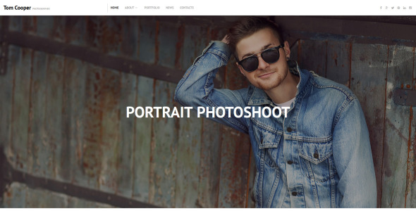 фотограф портфолио moto cms 3 шаблон