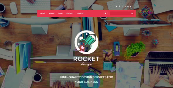 ракетный дизайн drupal шаблон