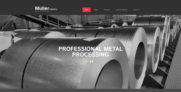 шаблон steelworks moto cms 3