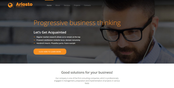 консультационный шаблон moto cms 3