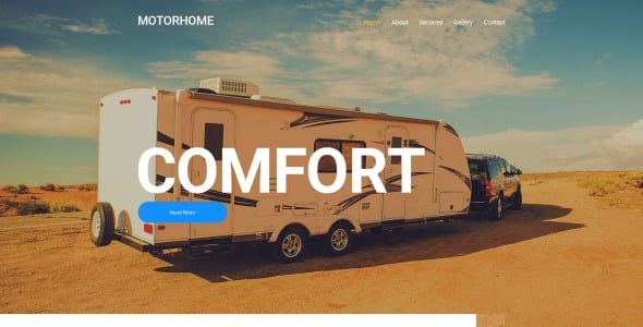 шаблон сайта автодома