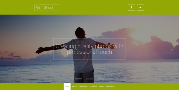 фотограф портфолио фотогалерея шаблон