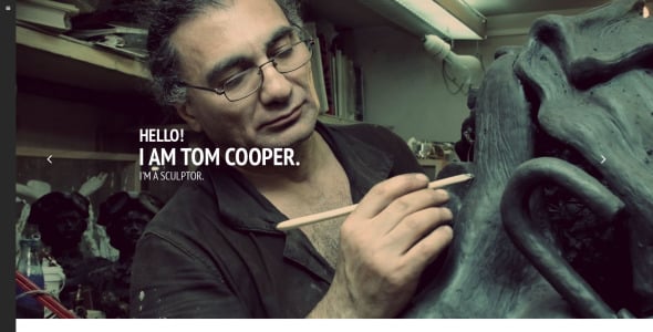 шаблон сайта скульптора