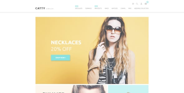 catty jewelry prestashop тема