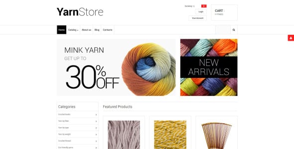 шаблон crafts virtuemart