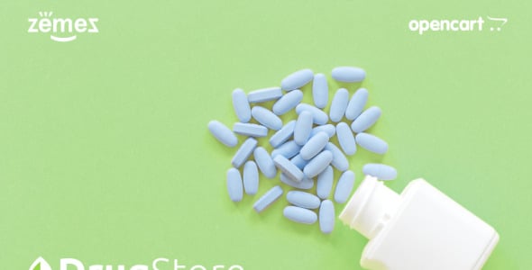 шаблон opencart drugster