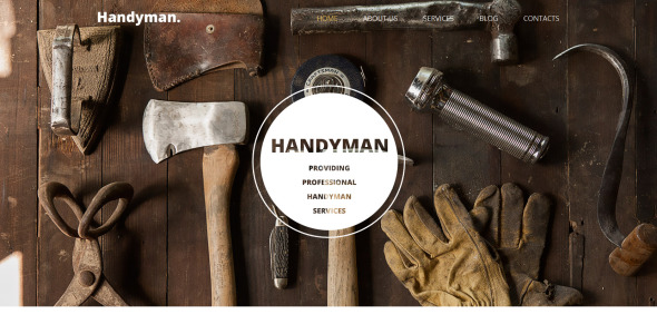 разнорабочий wordpress тема