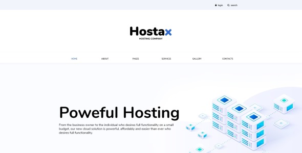 хостинг чистого шаблона joomla