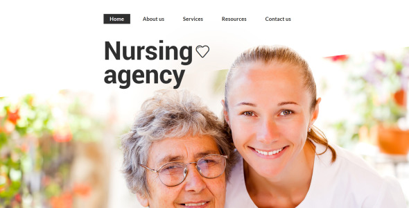 шаблон сайта сестринского агентства