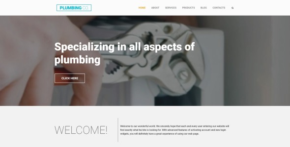 сантехника co wordpress тема