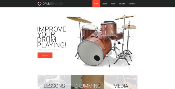 частный учитель отзывчивый шаблон веб-сайта