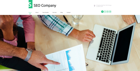 seo компания wordpress тема