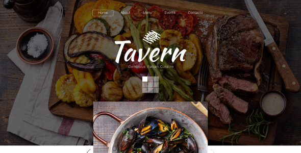 шаблон сайта таверны