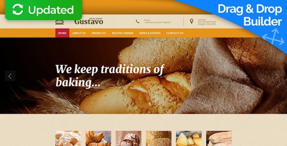 шаблон bakery moto cms 3