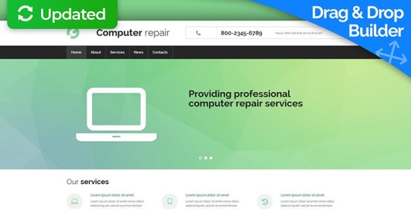 ремонт компьютера moto cms 3 шаблон