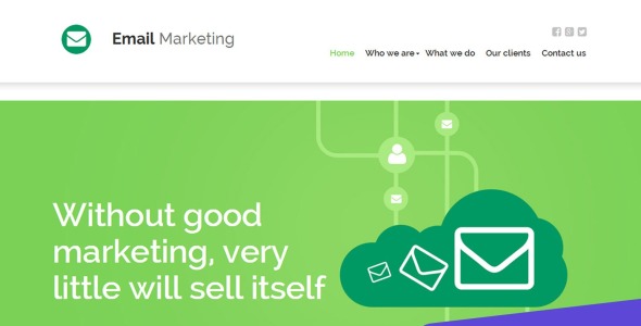 email маркетинг moto cms 3 шаблон