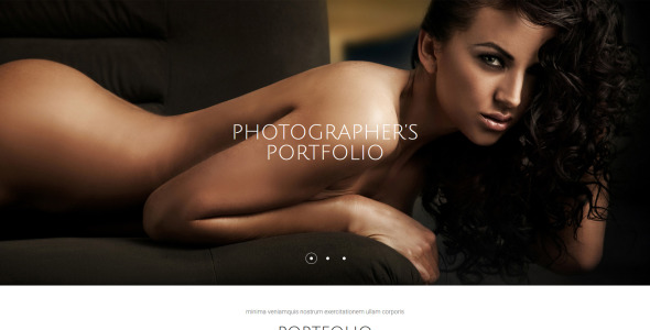 фотограф портфолио moto cms 3 шаблон