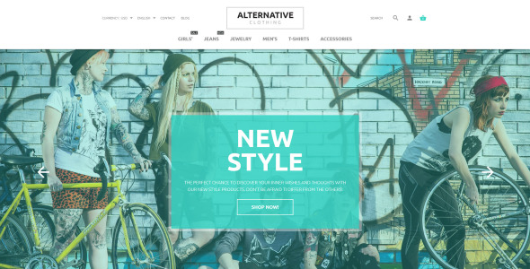 альтернативный стиль prestashop theme