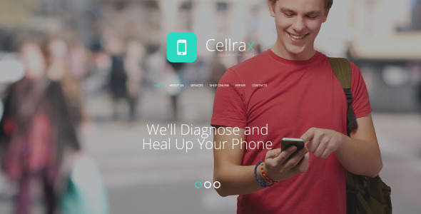 шаблон сайта cellrax