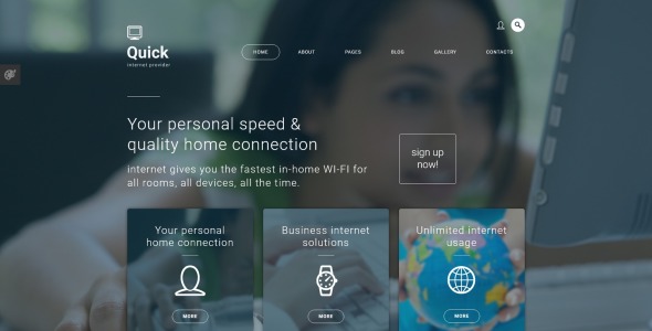 хостинг многостраничного креативного шаблона joomla