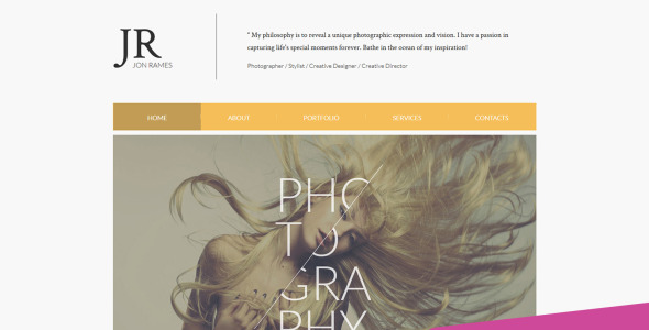 веб-дизайн для фотографов moto cms 3 шаблон