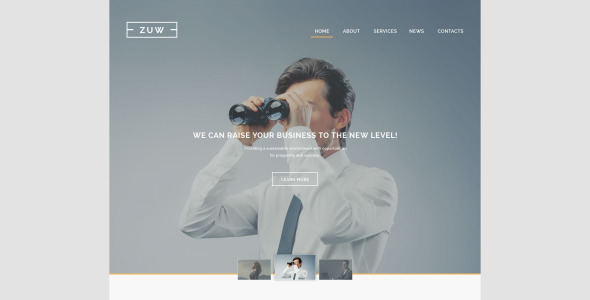 шаблон сайта zuw