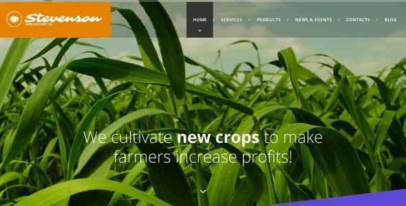 сельское хозяйство moto cms 3 шаблон