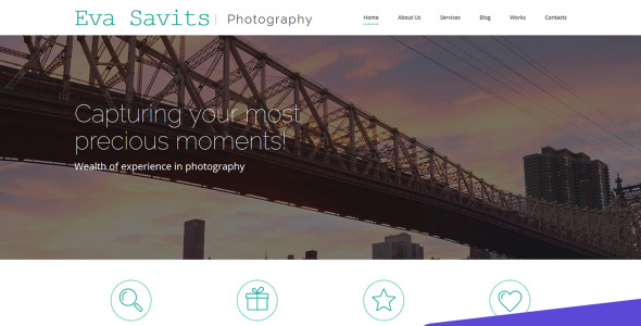 фото портфолио шаблон фотогалереи