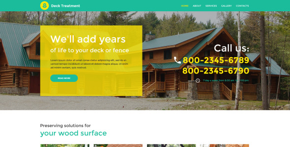 дизайн интерьера адаптивный шаблон сайта